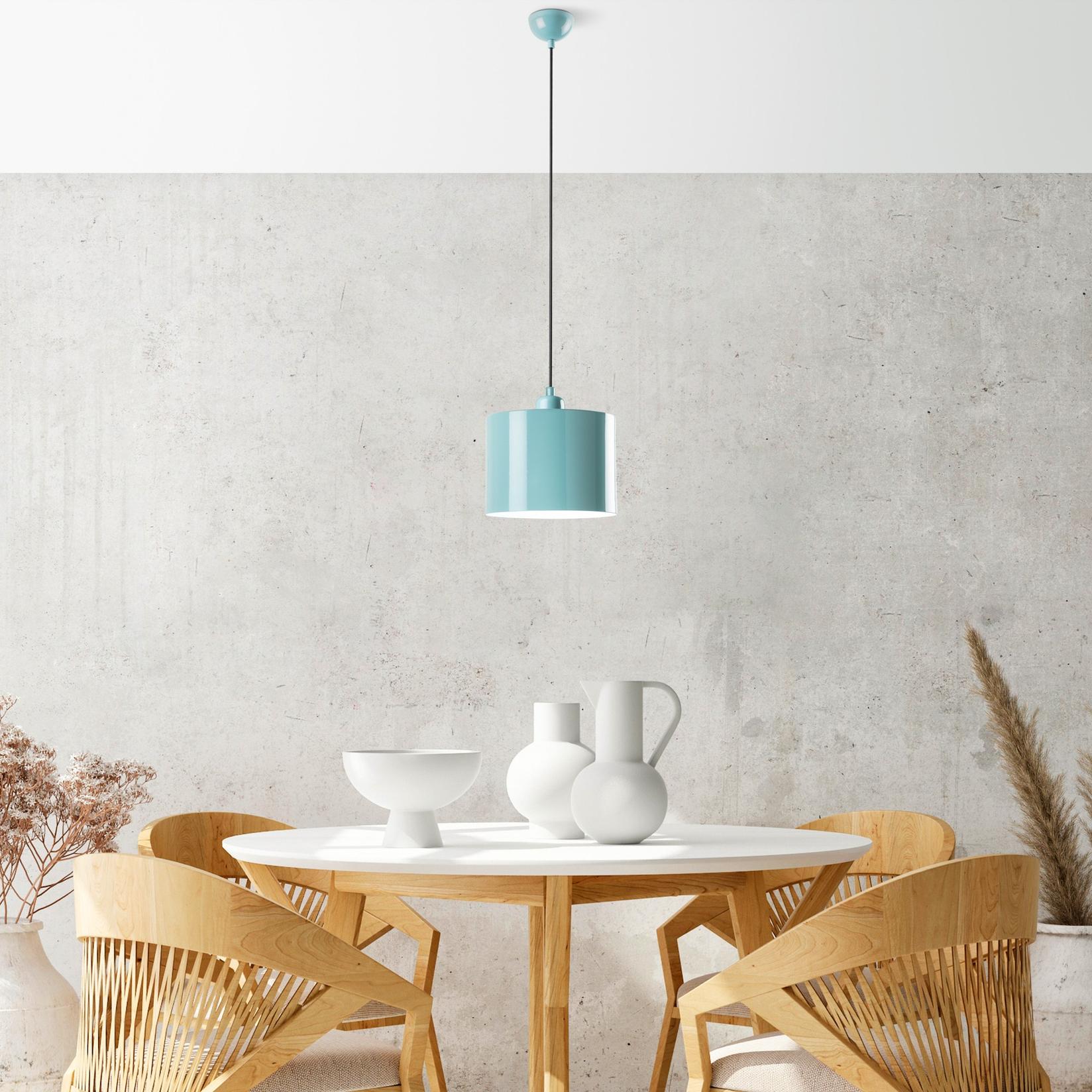 Opviq Luster Duz, 25-110cm, O20 cm, Tirkizni