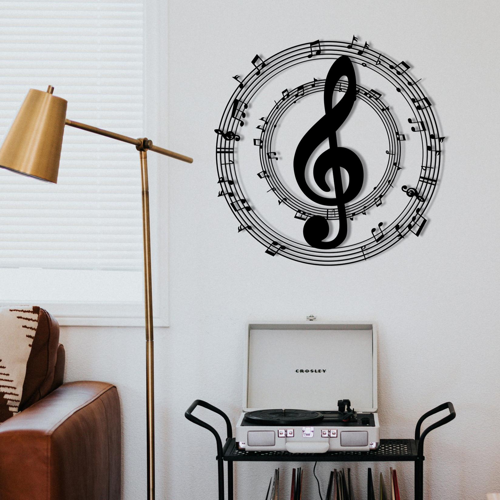 Wallity Zidna dekoracija Arrakis, 48x48 cm, 1.2mm, Crna