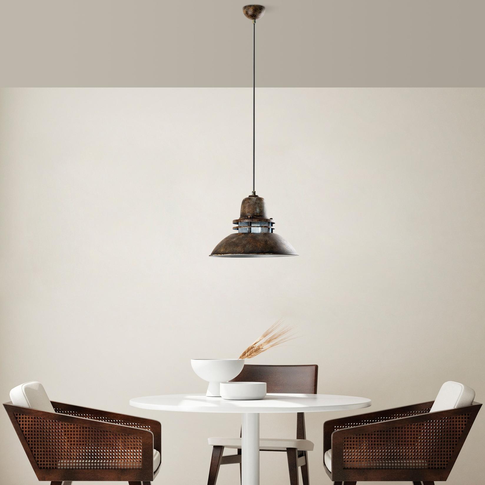 Opviq Luster TIBET-3735-RETRO, 34-123cm, O34 cm, E27, IP20, Braon