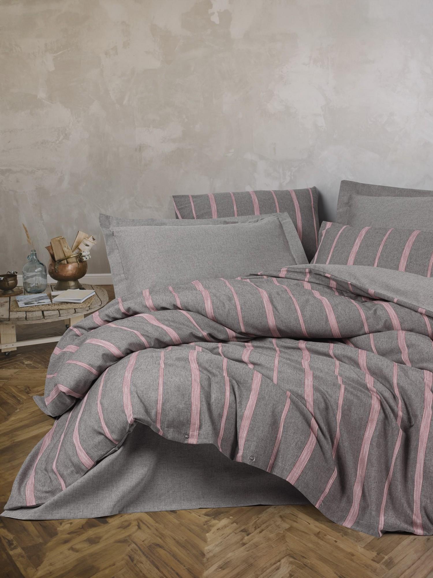 L'essentiel Maison Komplet posteljina Barisan, 200x220 cm, Siva