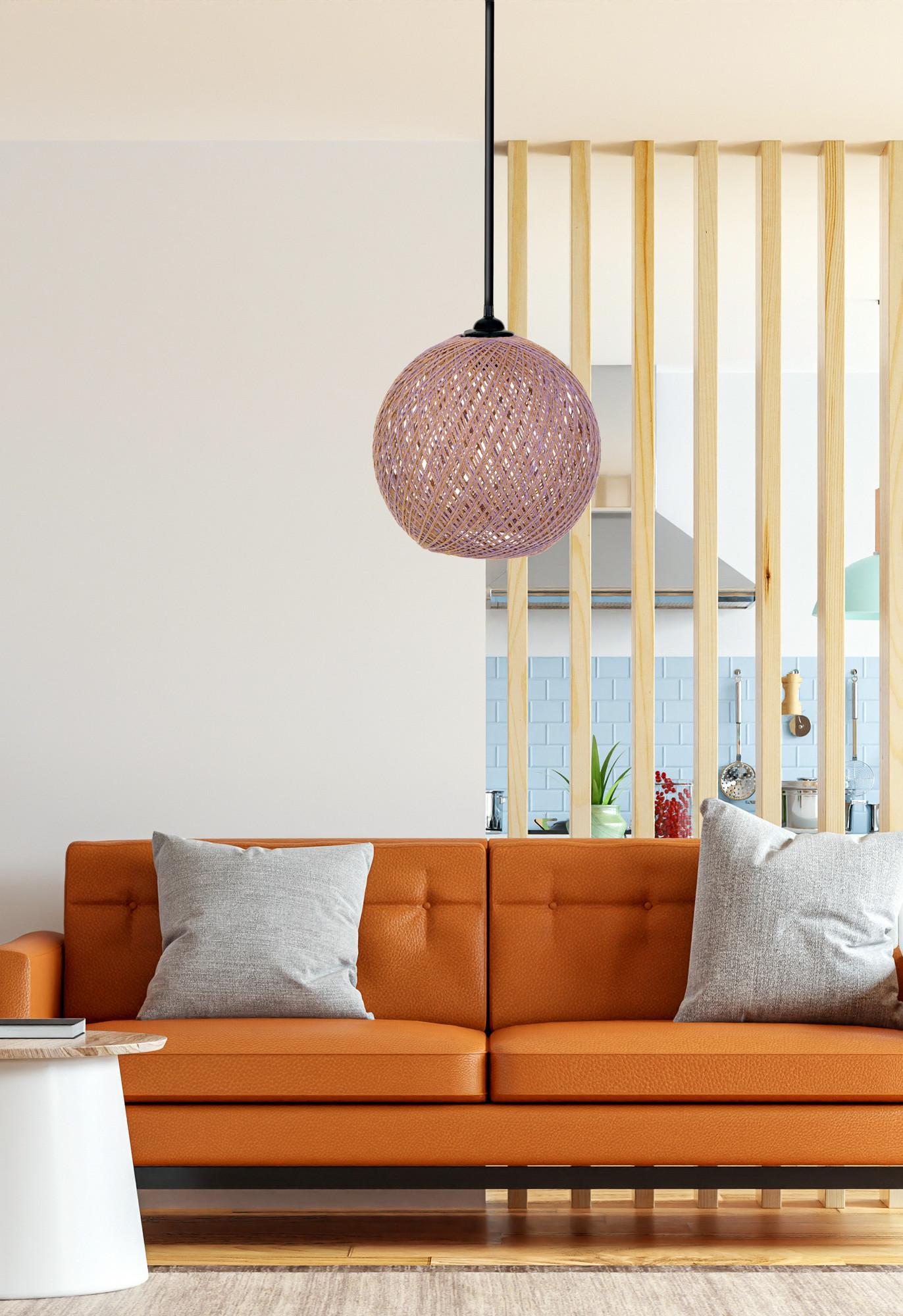 Opviq Luster 190-JL, 55cm, E27, 40W, Ljubičasti