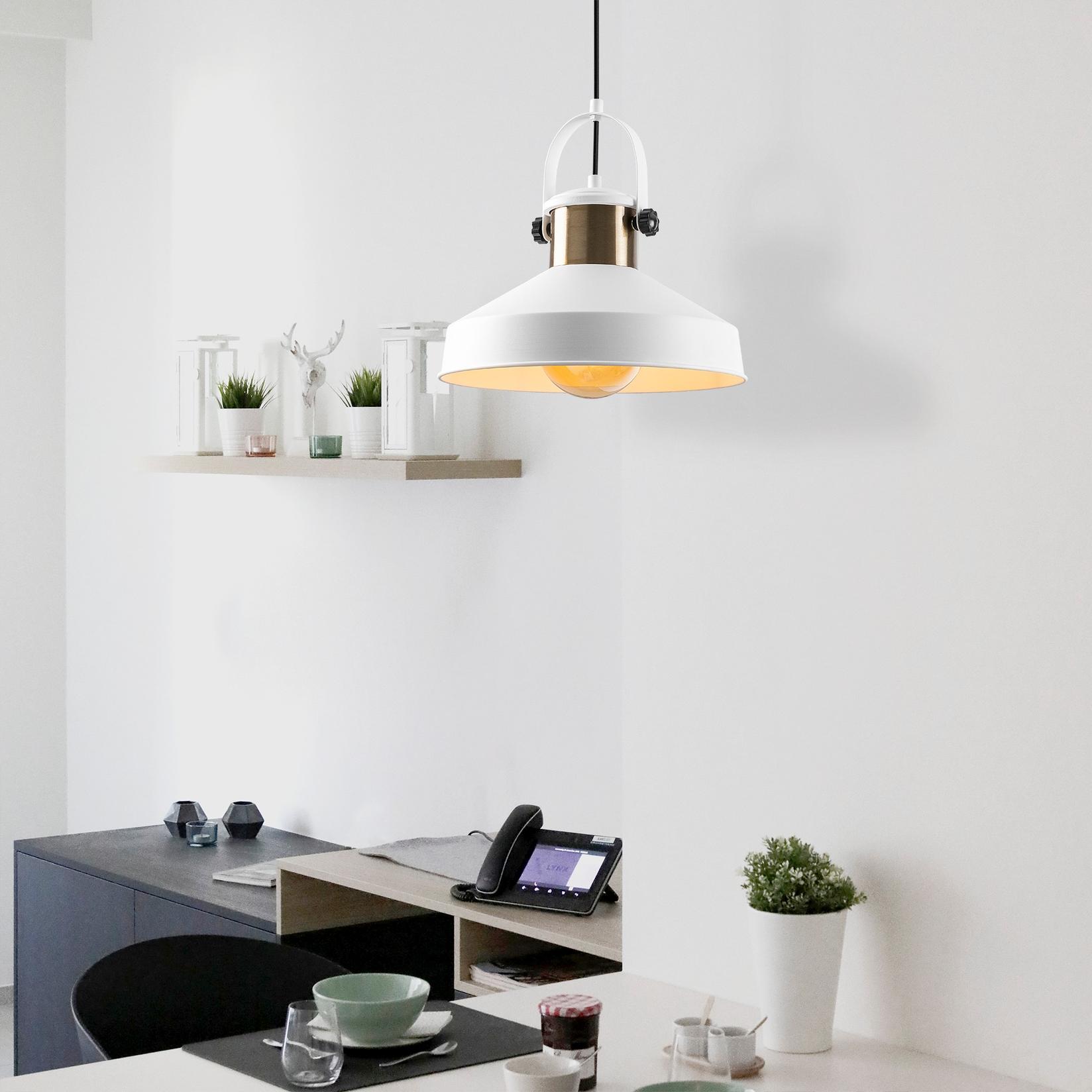 Opviq Luster Dodo-2572, 35x35 cm, E27, 40W, Beli