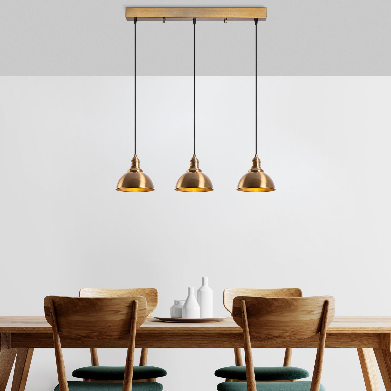 Opviq Luster Varzan-10862, 70x21x117 cm, 3xE27, IP20, Bakarne boje