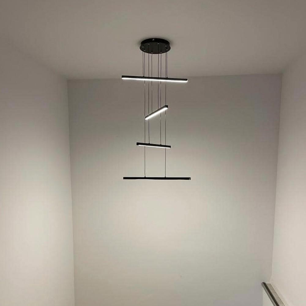 Opviq Luster L1244, 120cm, 66 cm, 4x13W, LED, 3000K, 5200 Lm