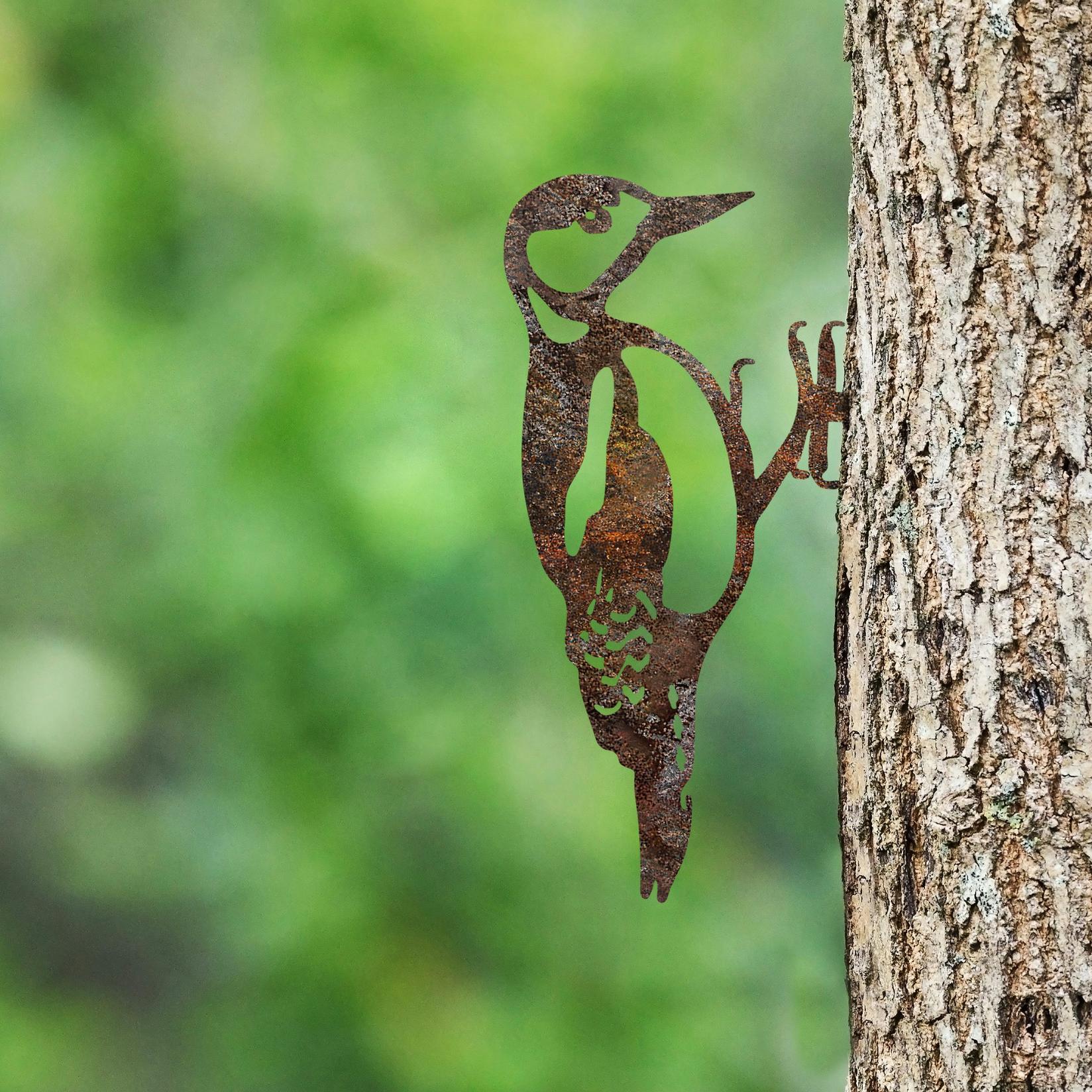 Aberto Design Dekorativna figura Bird On The Branch 01, 18x30 cm, 1.5 mm