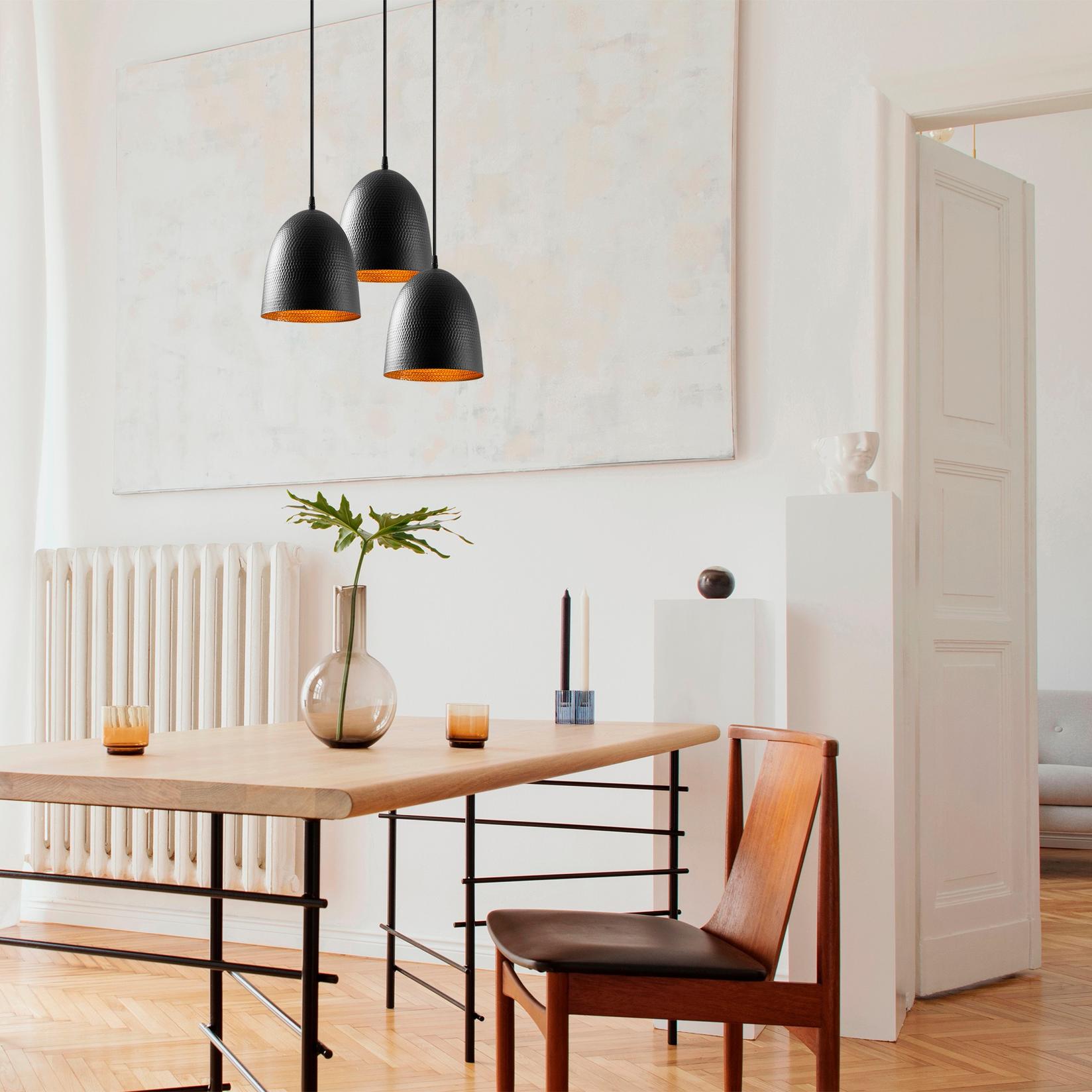 Opviq Luster Tattoo-6168, 44x125 cm, 3xE27, Crni