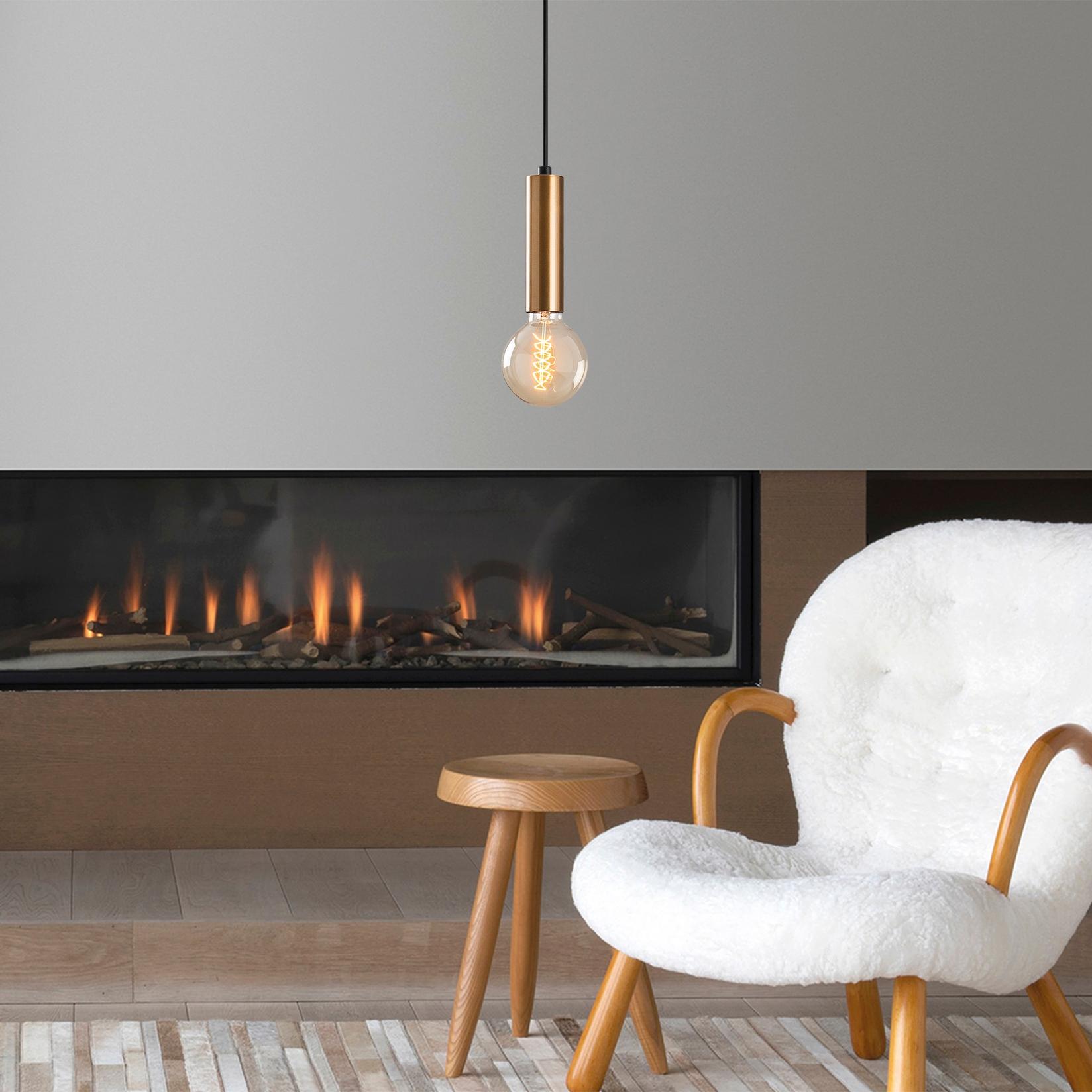 Opviq Luster Tempo-2081, 111cm, E27, Zlatne boje