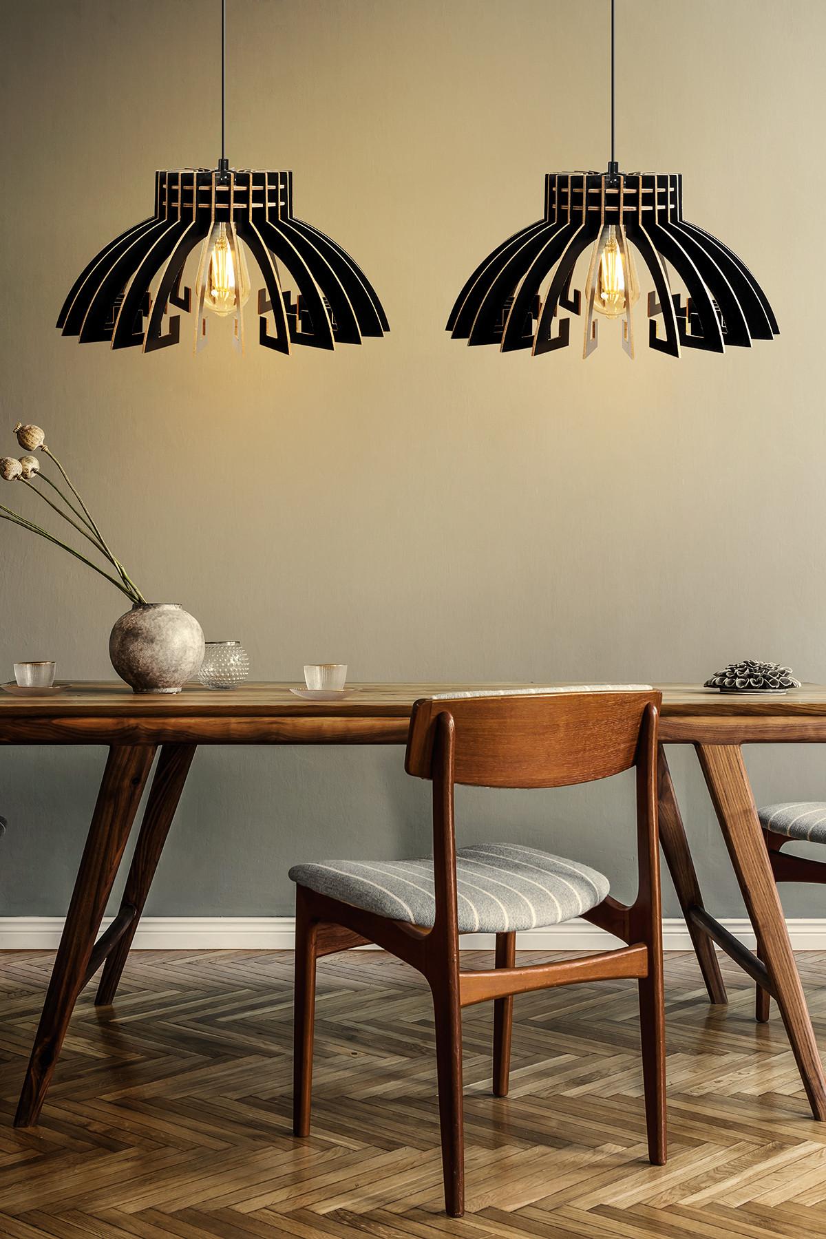 Opviq Luster 167, 55cm, E27, Crni