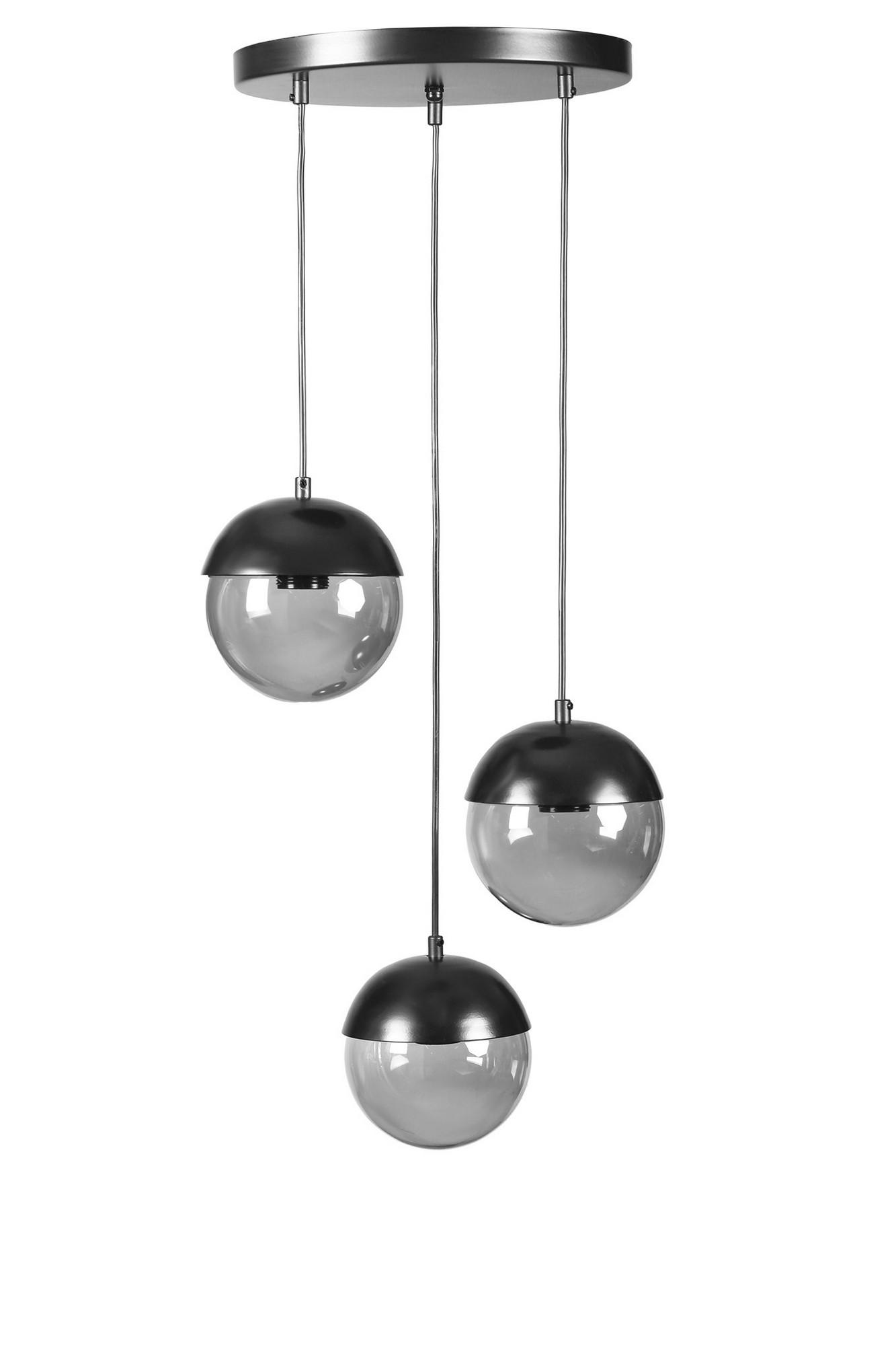 Opviq Luster Kure, 70 cm, E27, Tamnosivi