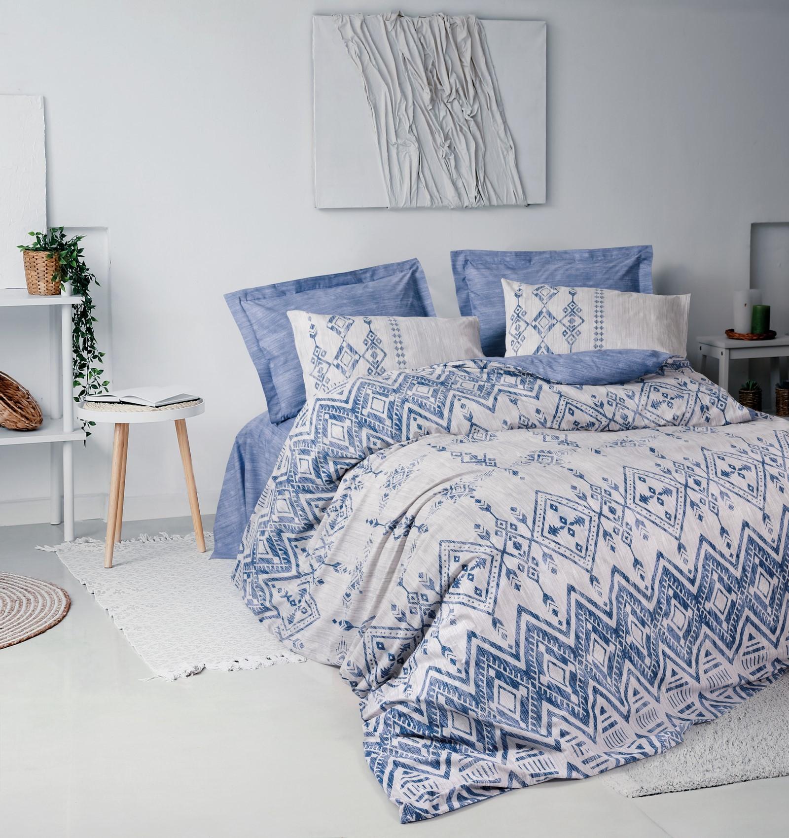 L'essentiel Maison Komplet posteljina Cleo, 200x220 cm, Plava