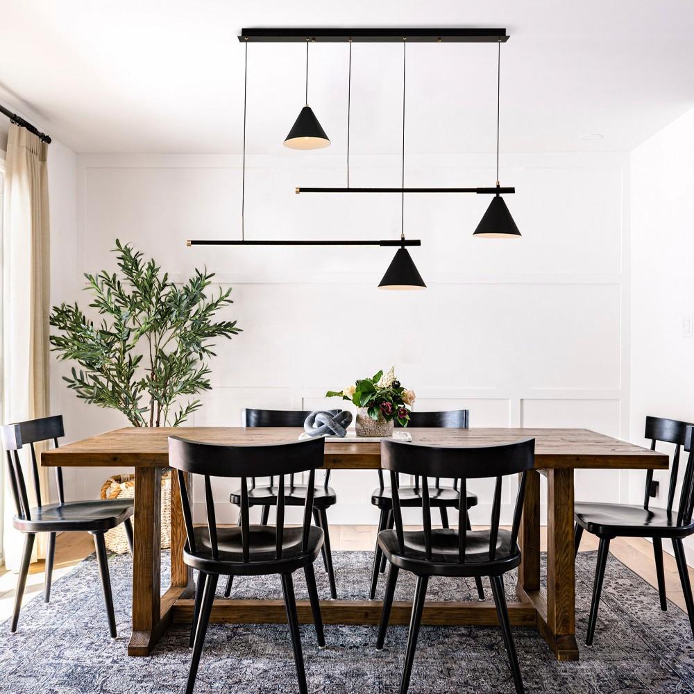 Opviq Luster L1238, 120 cmx18 cmx120 cm, 2x15W, LED & 3xE14