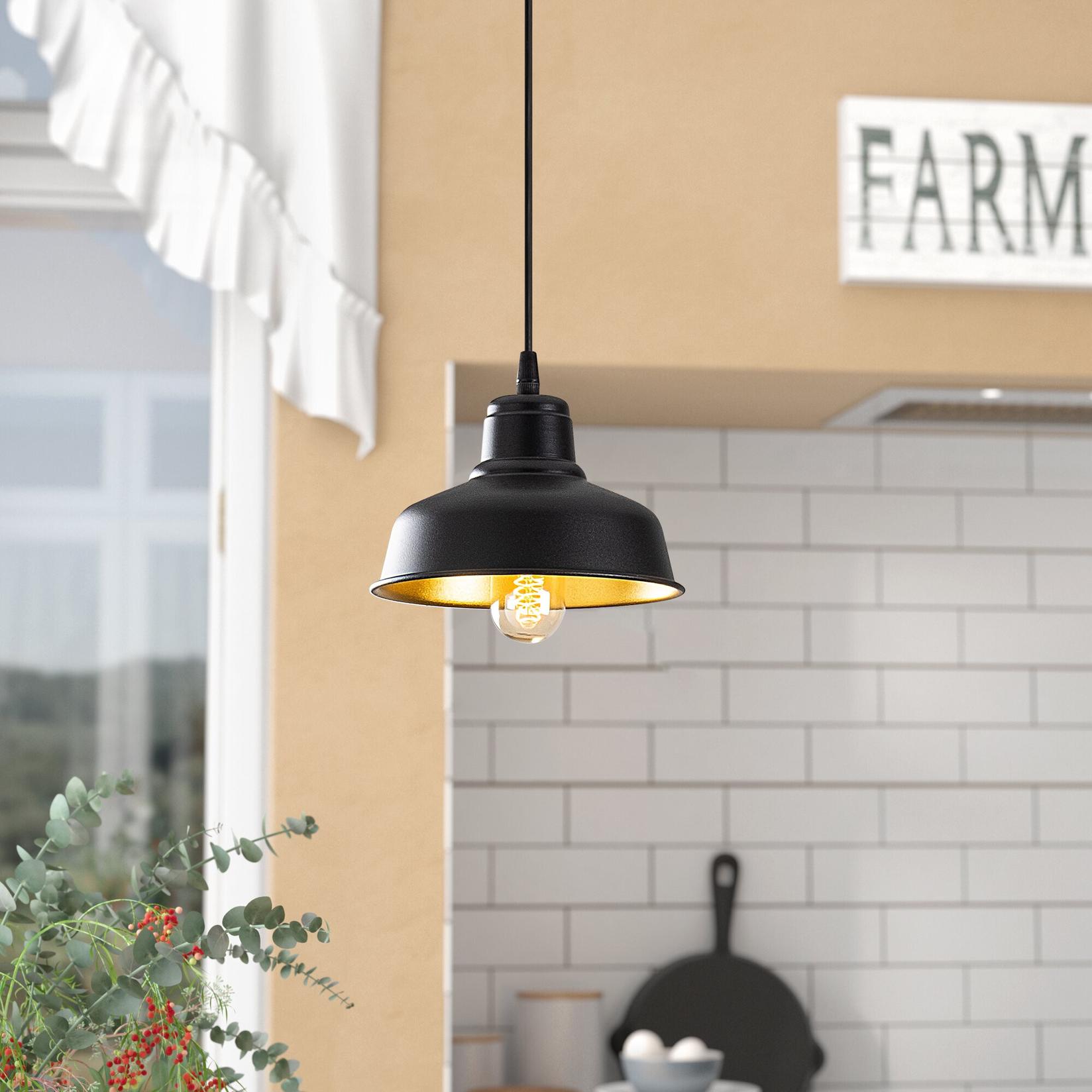 Opviq Luster Berceste-181BLACK-S, 108cm 19x19 cm, E27, 40W, Crni