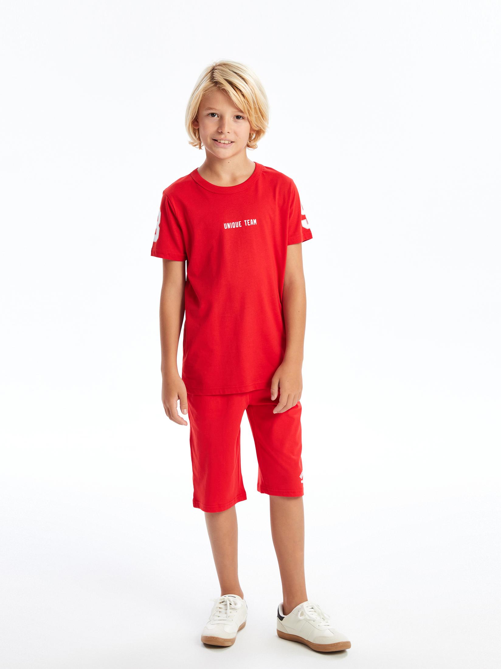 LC Waikiki Šorc za dečake S45039Z4-GZX, Crveni