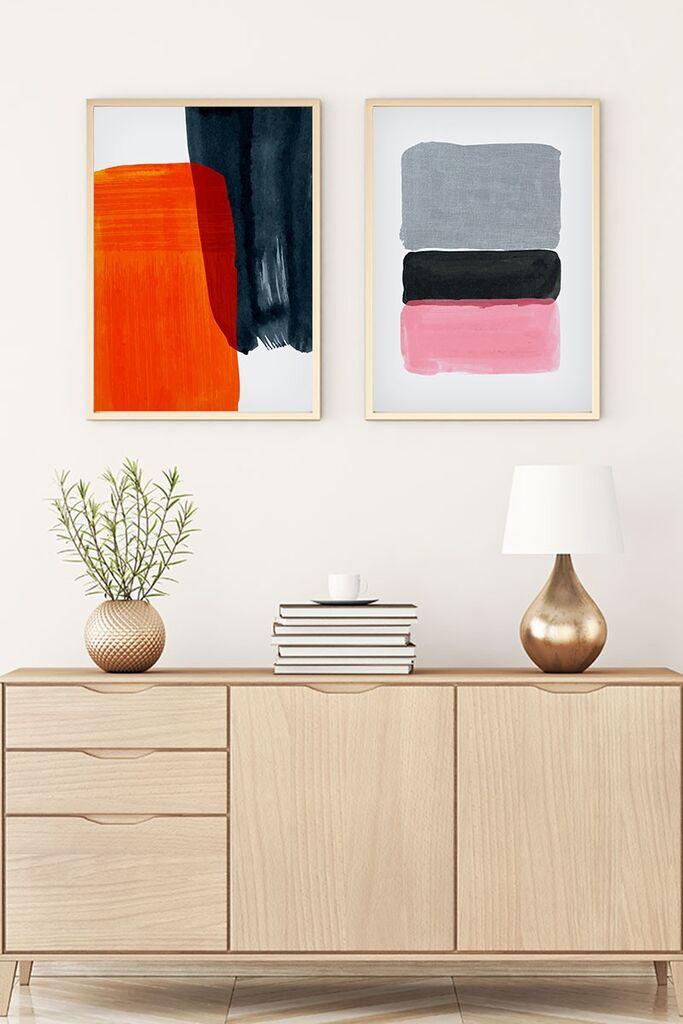 Wallity Uramljena slika Huhu8, 30x40 cm , 2 dela