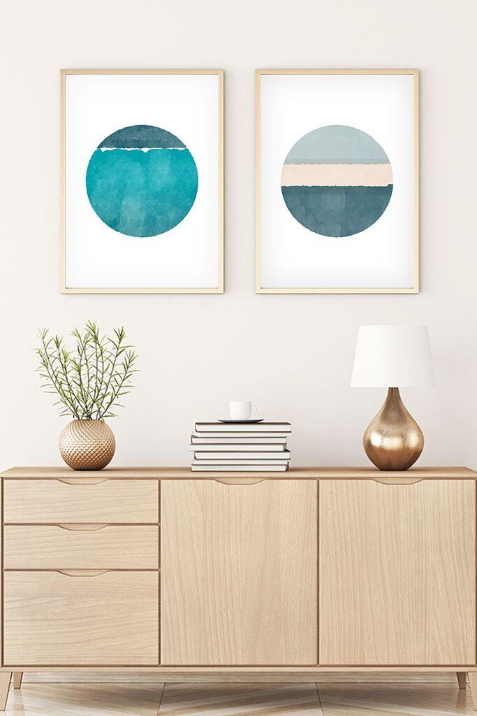 Wallity Uramljena slika Huhu71, 50x70 cm , 2 dela