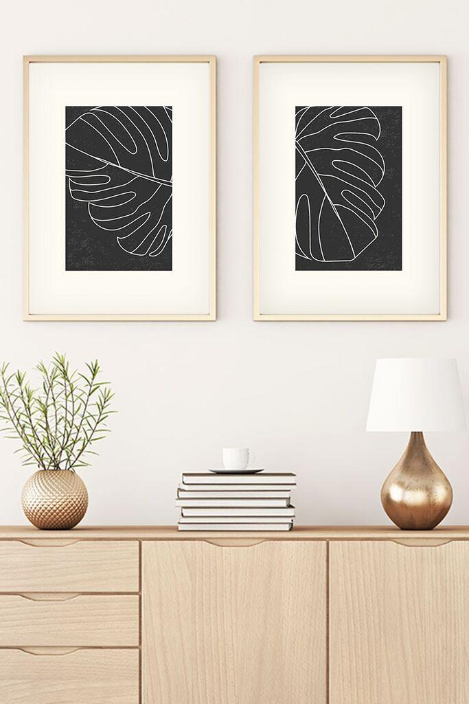 Wallity Uramljena slika Huhu20, 35x50 cm , 2 dela