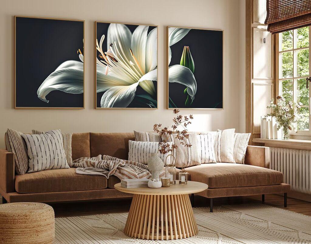 Wallity Uramljena slika Huhu224, 20x30 cm , 3 dela