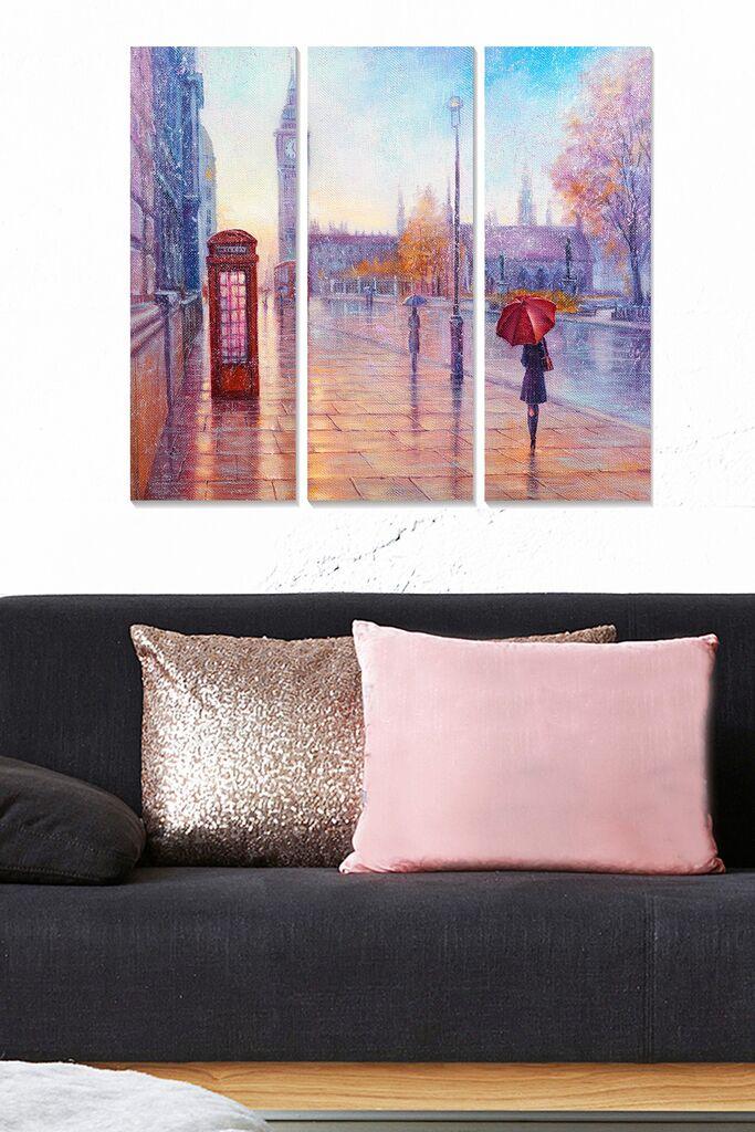 Wallity Slika MDF1051541840_2, 70x50 cm, 3 dela