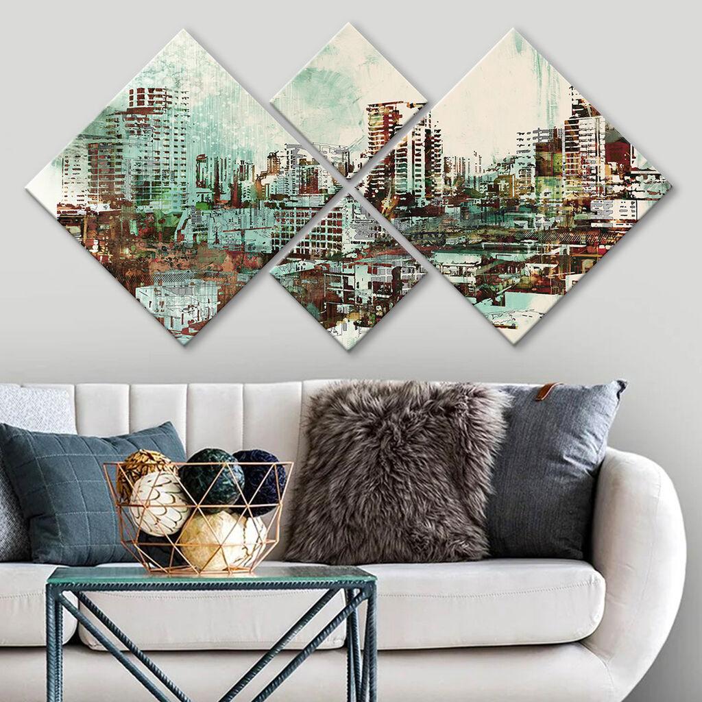 Wallity Slika 4MDF363401084, 60x115 cm, 4 dela