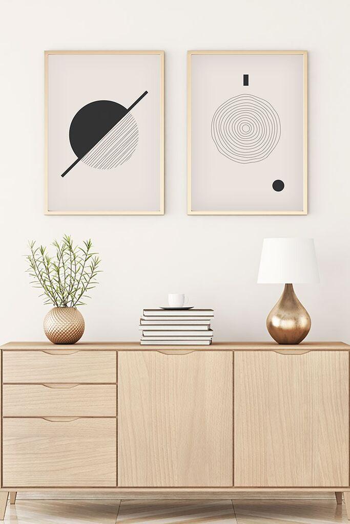 Wallity Uramljena slika Huhu85, 35x50 cm , 2 dela