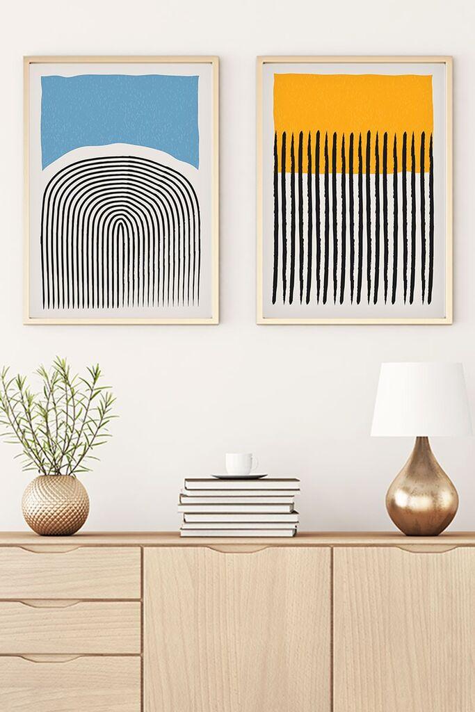 Wallity Uramljena slika Huhu50, 20x30 cm , 2 dela