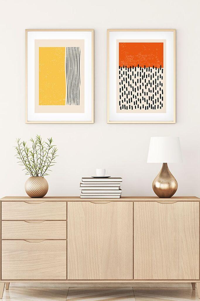 Wallity Uramljena slika Huhu106, 30x40 cm , 2 dela