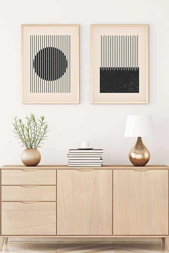 Wallity Uramljena slika Huhu82, 20x30 cm , 2 dela