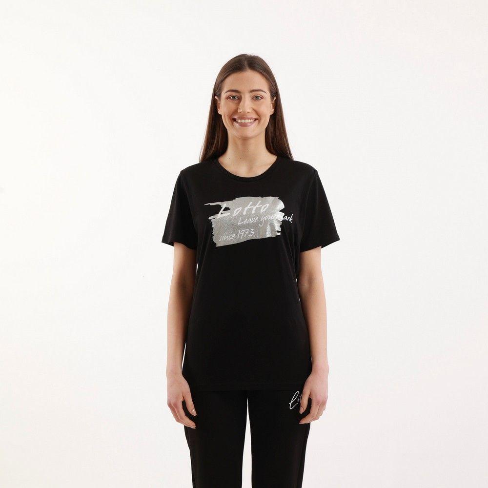 Lotto Ženska majica Plisse, Crna