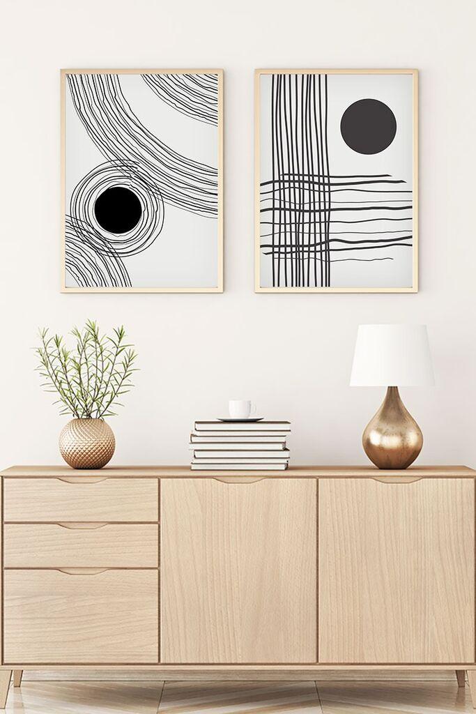 Wallity Uramljena slika Huhu59, 30x40 cm , 2 dela