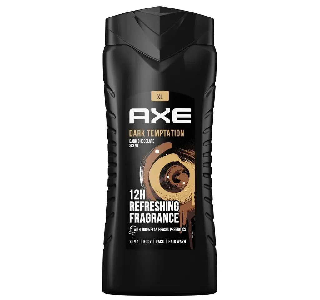 Axe Gel Dark temptation, 3 u 1, 400ml