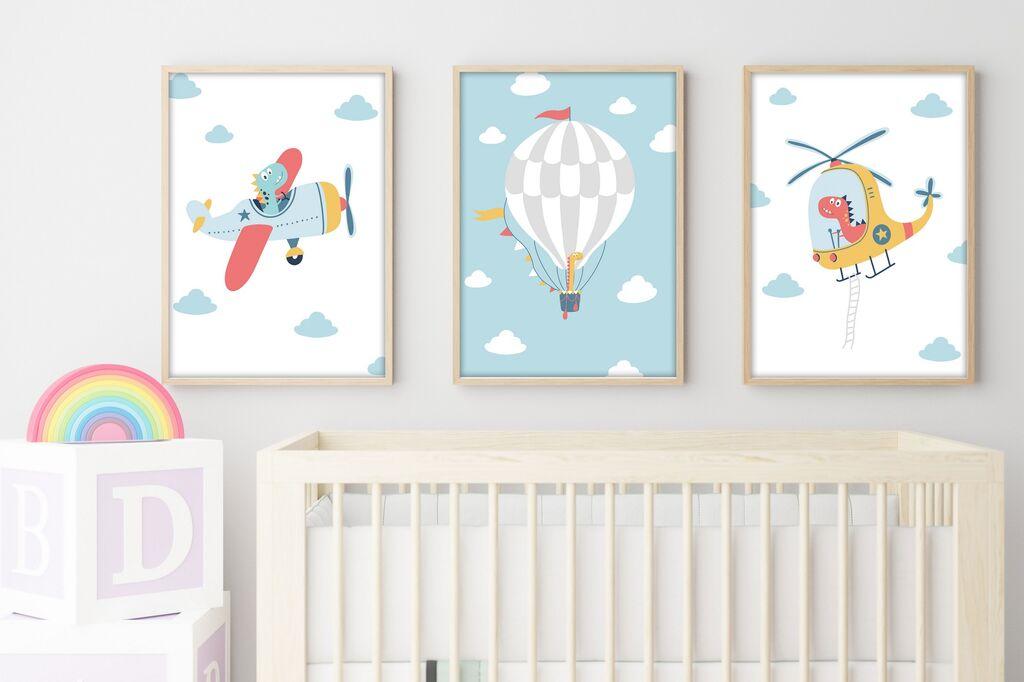 Wallity Uramljena slika Huhu191, 30x40 cm , 3 dela