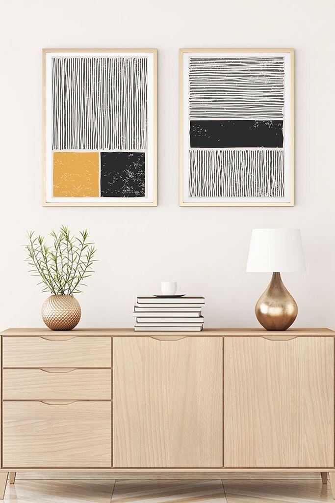 Wallity Uramljena slika Huhu131, 20x30 cm , 2 dela