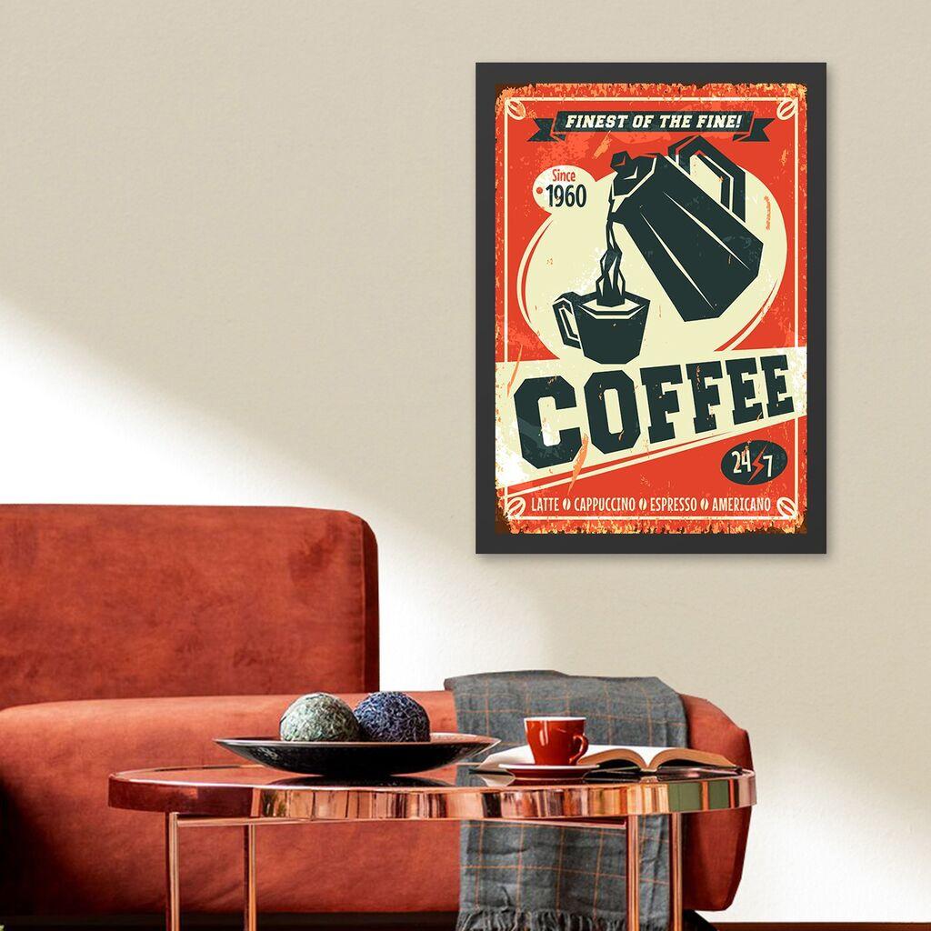 Wallity Uramljena slika Coffee 1960, 55x75 cm