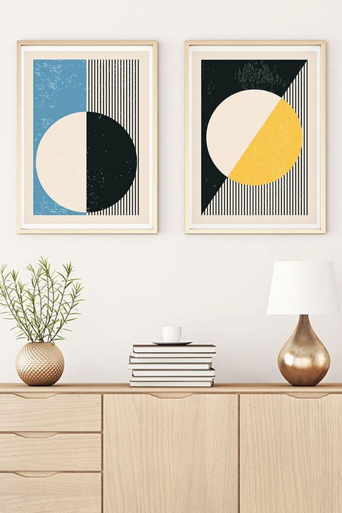 Wallity Uramljena slika Huhu19, 35x50 cm , 2 dela