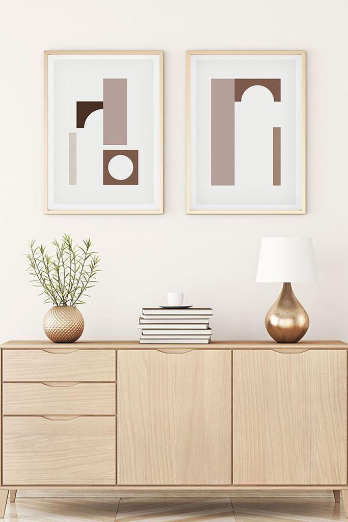 Wallity Uramljena slika Huhu110, 20x30 cm , 2 dela