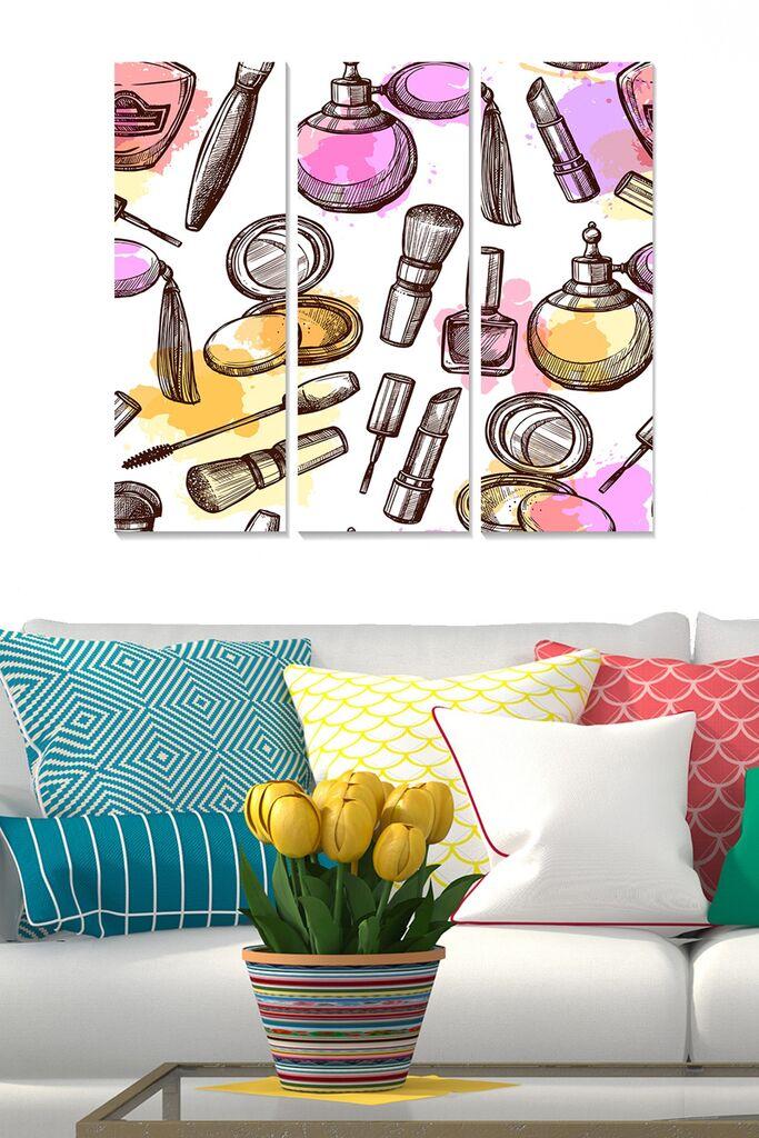 Wallity Slika MDFMK6434, 70x50 cm, 3 dela