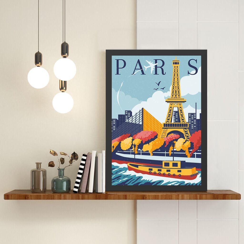 Wallity Uramljena slika Paris 4, 55x75 cm
