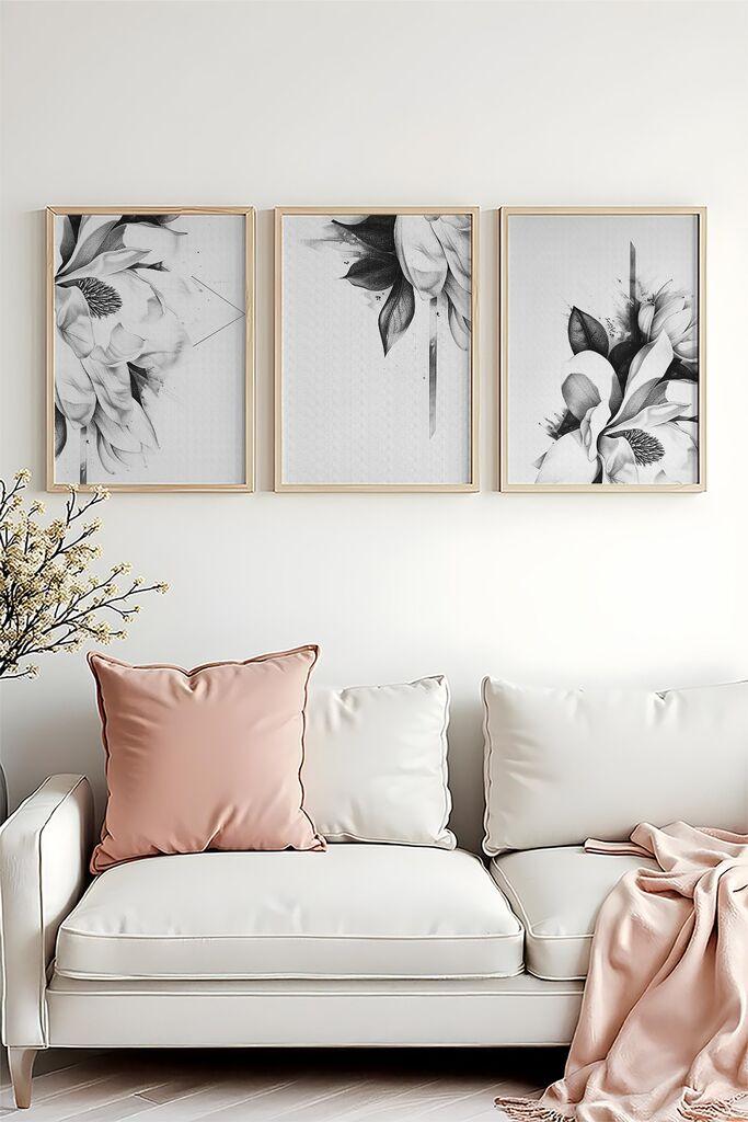 Wallity Uramljena slika Huhu479, 20x30 cm , 3 dela