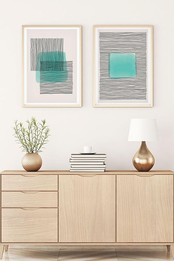 Wallity Uramljena slika Huhu141, 20x30 cm , 2 dela