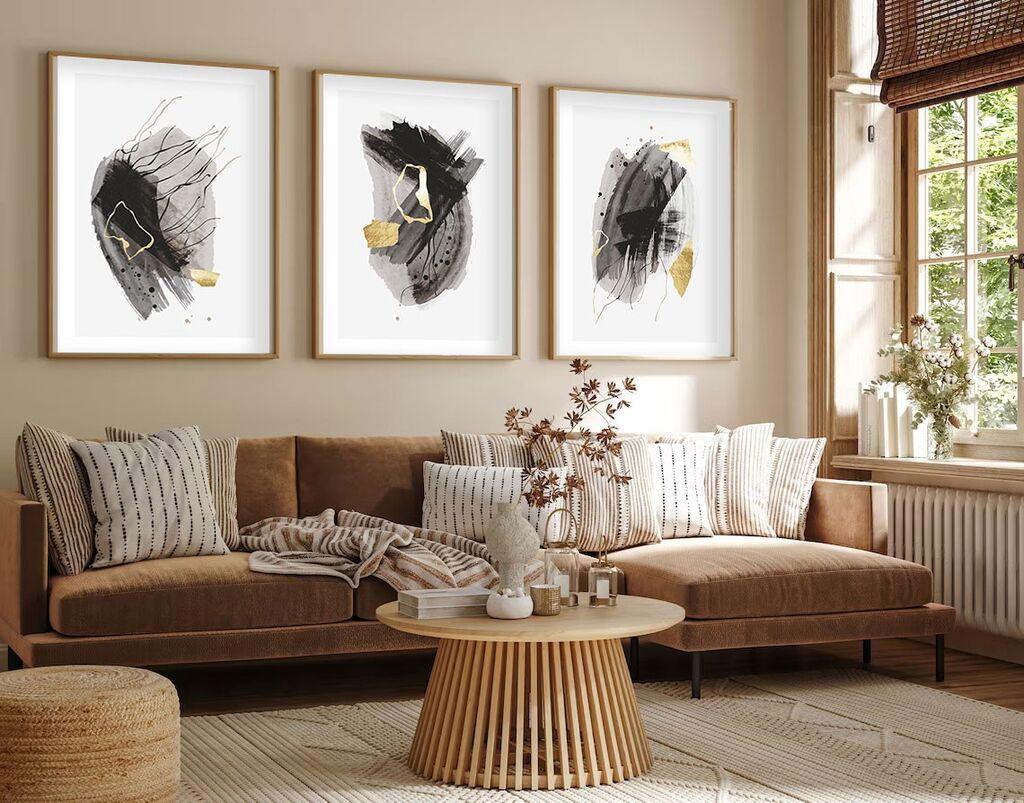 Wallity Uramljena slika Huhu208, 20x30 cm , 3 dela