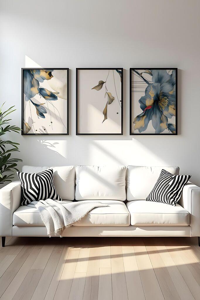 Wallity Uramljena slika Huhu471S, 35x50 cm , 3 dela