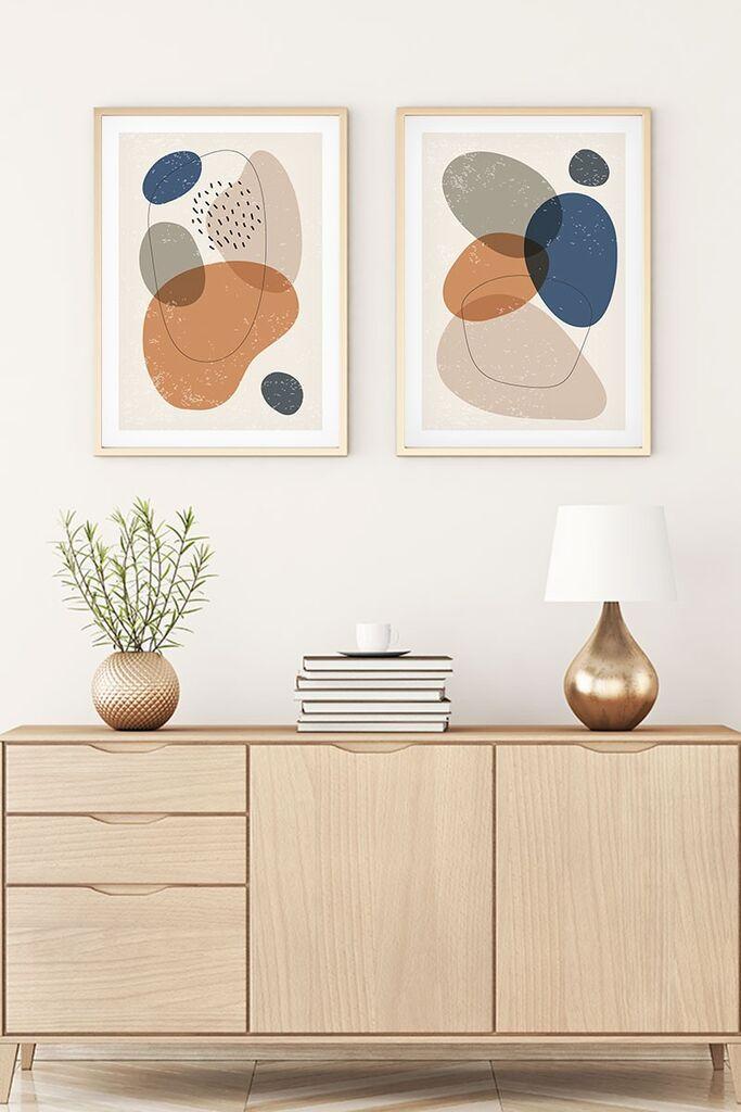 Wallity Uramljena slika Huhu5, 30x40 cm , 2 dela