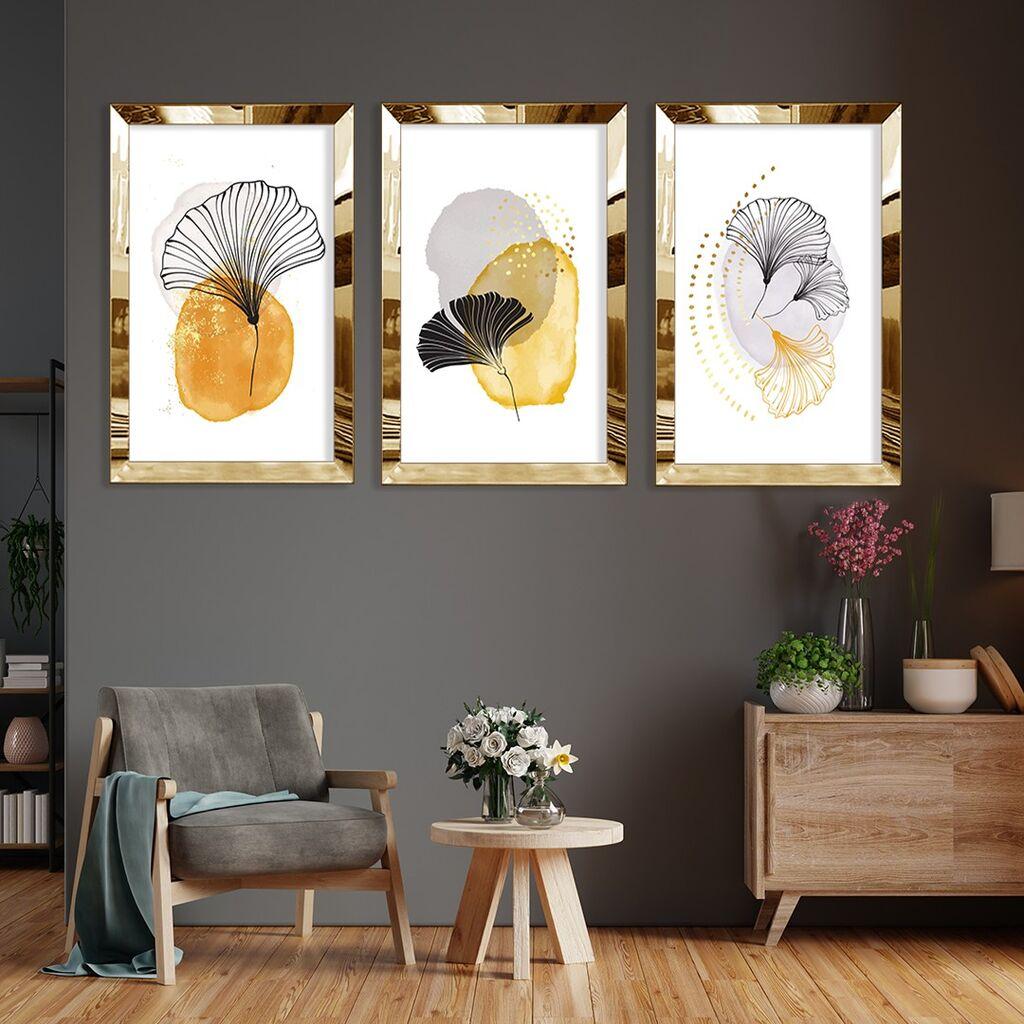 Wallity Slika Huhu395, 40x60 cm, 3 dela