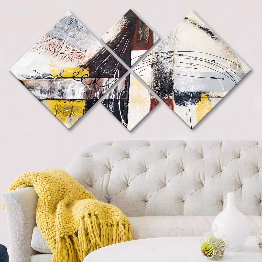 Wallity Slika 4MDF1188699853, 60x115 cm, 4 dela