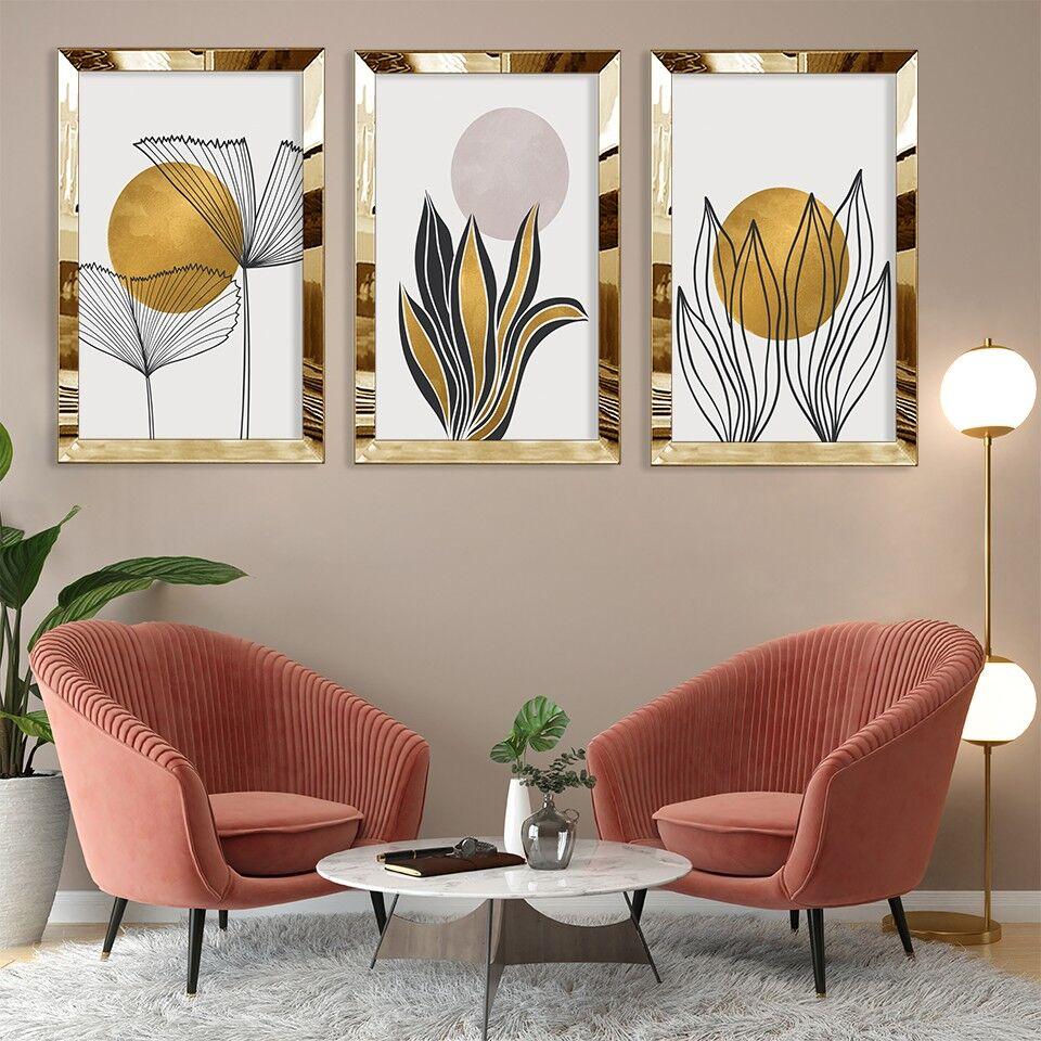 Wallity Slika Huhu400, 30x40 cm, 3 dela