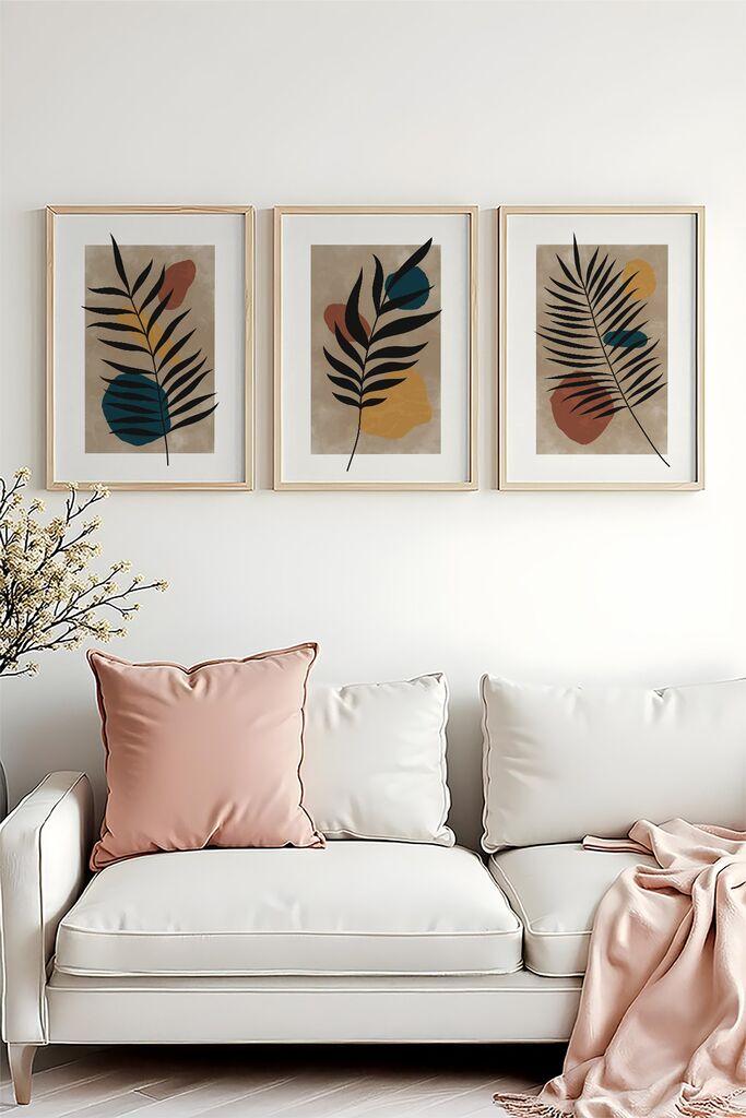 Wallity Uramljena slika Huhu483, 35x50 cm , 3 dela