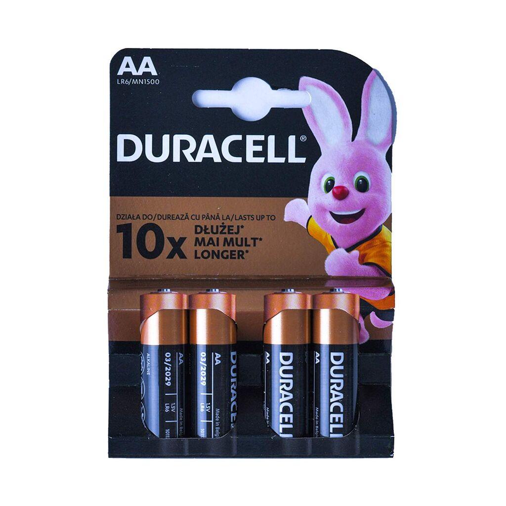 Duracell Baterija AA, 1.5V, 4 komada
