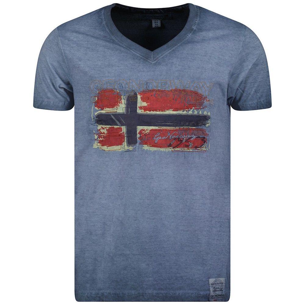 Geographical Norway Muška majica Joasis ss 401, Plava