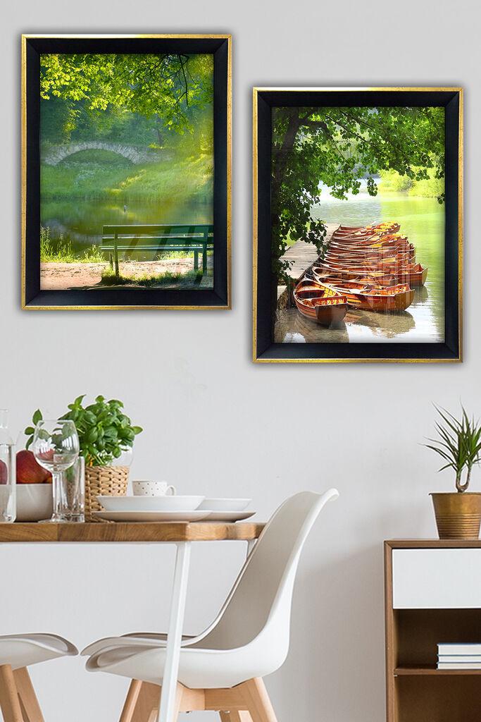 Wallity Uramljena slika CSAC7436502515552, 35x45 cm , 2 dela