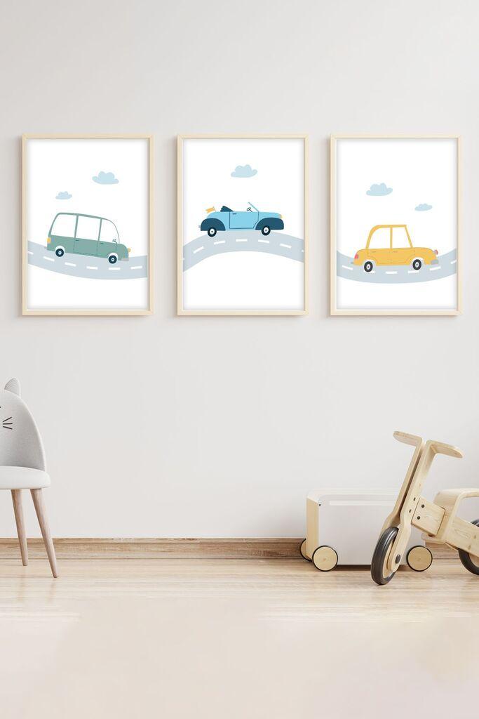 Wallity Uramljena slika Huhu151, 50x70 cm , 3 dela